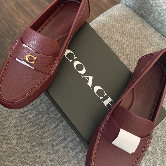 COACH - Women’s Sculpted “C” Leather Driver, Loafer - Sz 8B - Picture 7 of 8
